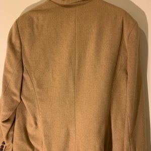 Camel hair sports jacket